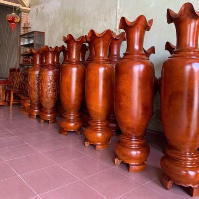 Lục bình giá rẻ 1m90 gỗ xà cừ LB02