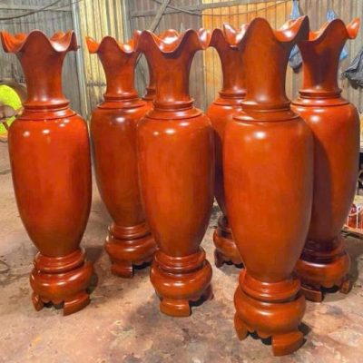 Lục bình giá rẻ 1m80 gỗ xà cừ LB12