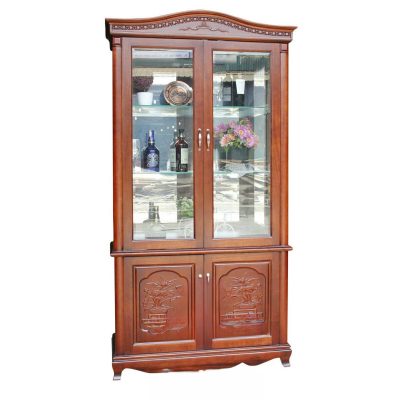 Tủ rượu 80p gỗ xoan đào TR02