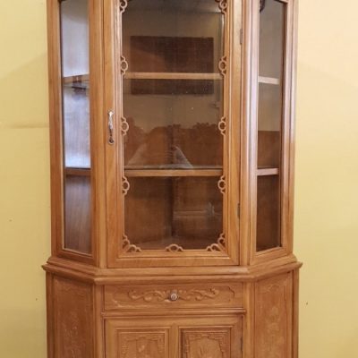 Tủ góc 60p gỗ gõ TR22