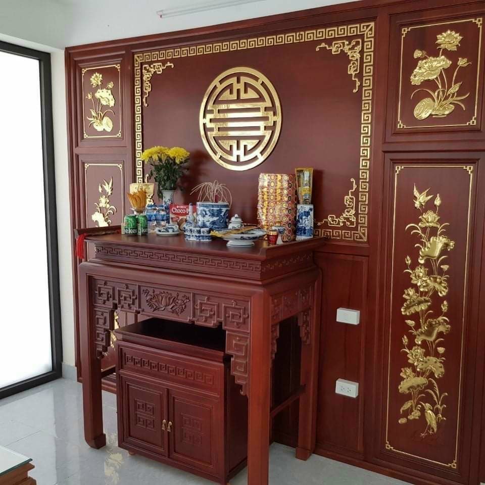 Phòng thờ nhà cấp 4 cũng nên có vách ngăn với phòng khách