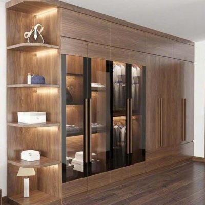 Tủ áo 8c 2 tầng gỗ sồi nga TA475