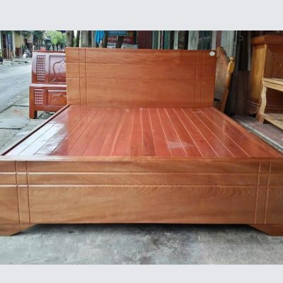 Giường giác phản 2m20 gỗ xoan đào GN434