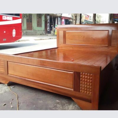 Giường giác phản 2m20 gỗ xoan đào GN431