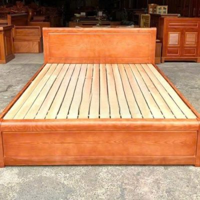 Giường giác nan 2m00 gỗ sồi nga GN409