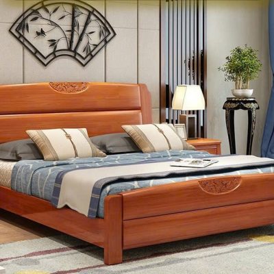 Giường phản lọt 2m20 gỗ xoan đào GN420