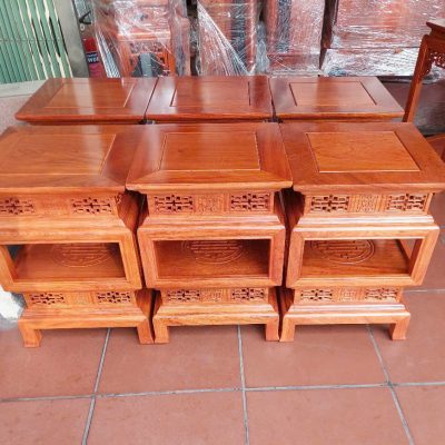 Đôn kép cao 60 ( 30x40 ) gỗ hương ĐTT30