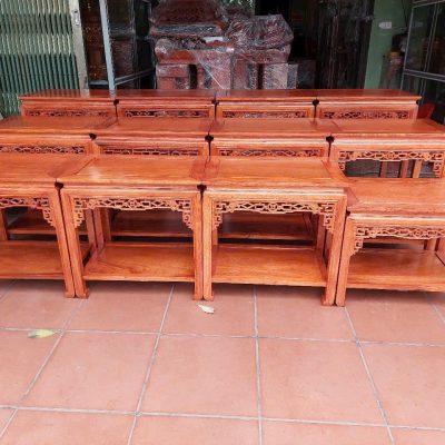 Đôn chữ nhật cao 50 ( 35x50 ) gỗ hương ĐTT31