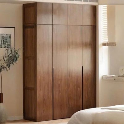 Tủ áo 4 cánh 2 tầng gỗ sồi nga TA537