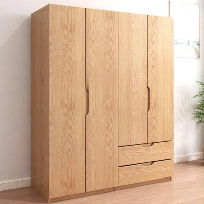 Tủ áo 4 cánh gỗ sồi nga TA533