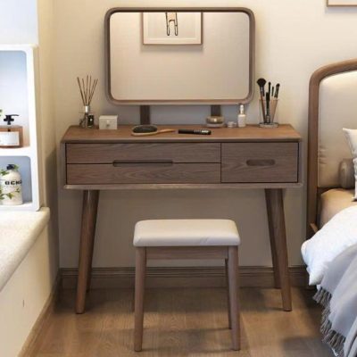 Bàn trang điểm 80p gỗ sồi nga BP128