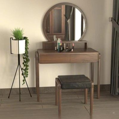 Bàn trang điểm 80p gỗ sồi nga BP122