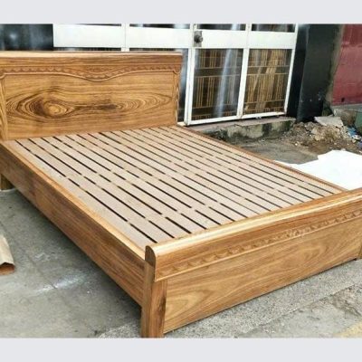 Giường giác nan 1m60 gỗ hương xám GN519