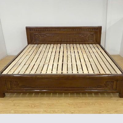 Giường giác nan 2m00 gỗ sồi nga GN552
