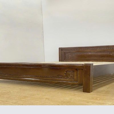 Giường giác nan 2m00 gỗ sồi nga GN551