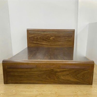 Giường 5 chỉ đục hoa 1m60 gỗ hương xám GN550