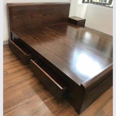 Giường ngăn kéo 2m00 gỗ mun GN608