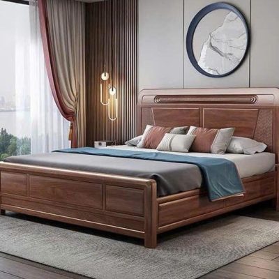 Giường ngăn kéo 2m00 gỗ mun GN606