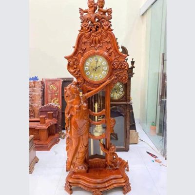 Đồng hồ cây cô tiên gỗ hương ĐHC62