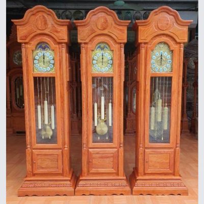 Đồng hồ cây mặt vuông gỗ hương ĐHC60