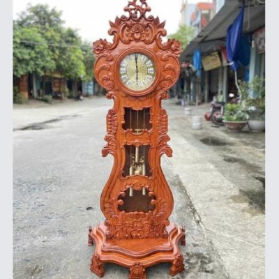 Đồng hồ cây cây đàn gỗ hương ĐHC59