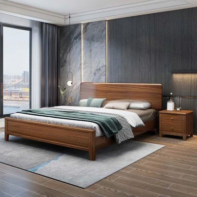 Giường ngủ 1m80 gỗ sồi nga GN511