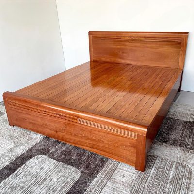 Giường 5 chỉ đục hoa 1m80 gỗ xoan đào GN539