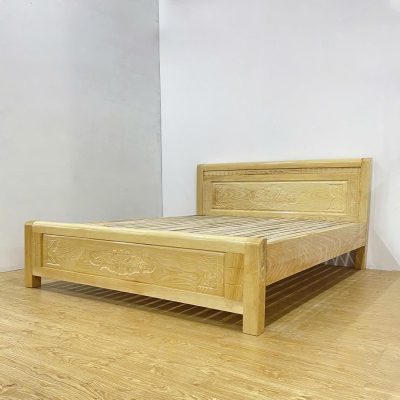 Giường giác nan 1m60 gỗ sồi nga GN570