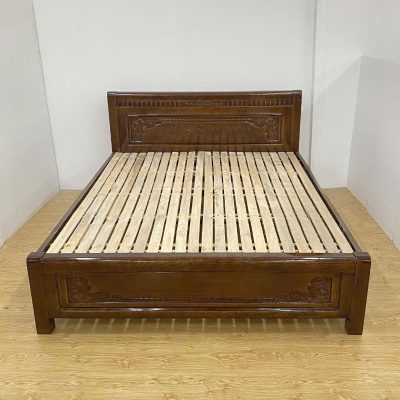 Giường giác nan 1m60 gỗ mun GN594