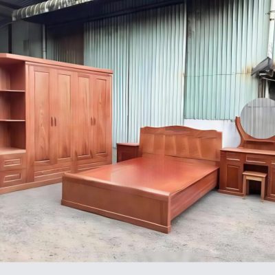Combo phòng ngủ gỗ xoan đào CB227