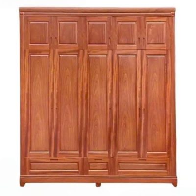 Tủ áo 5 cánh 2 tầng gỗ hương đá TA629