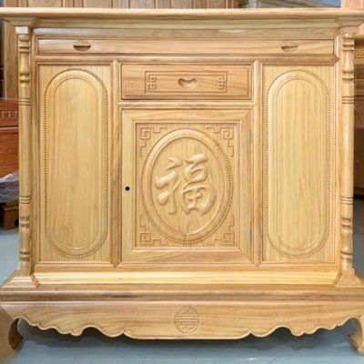 Tủ thờ 1m53 chữ phúc gỗ gõ TT28