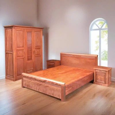Combo phòng ngủ gỗ xoan đào CB222