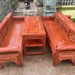Ghế trường kỷ 1m97 gỗ hương TK15