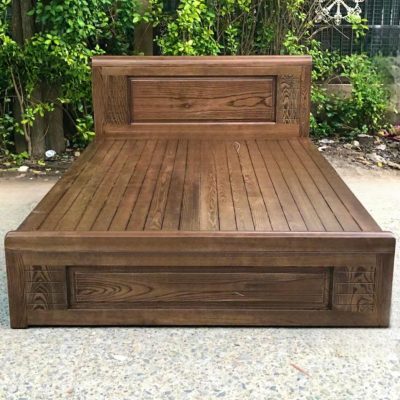 Giường soi huỳnh 1m80 gỗ sồi nga GN614