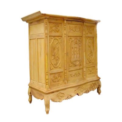 Tủ thờ 1m53 tứ linh gỗ gõ TT27