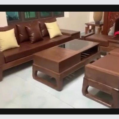 Sofa văng ngăn kéo phải gỗ sồi nga SF339