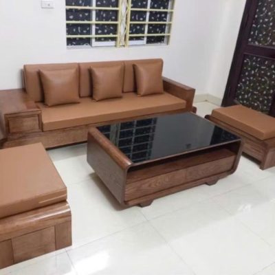 Sofa văng ngăn kéo trái gỗ sồi nga SF337