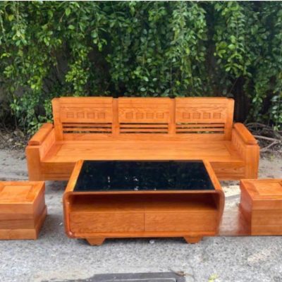 Sofa văng tay trứng gỗ sồi nga SF336