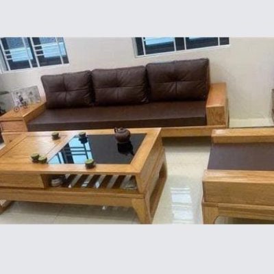 Sofa văng ngăn kéo trái gỗ sồi nga SF334