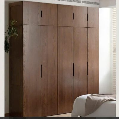 Tủ áo 5c 2 tầng cánh tràn gỗ sồi nga TA630
